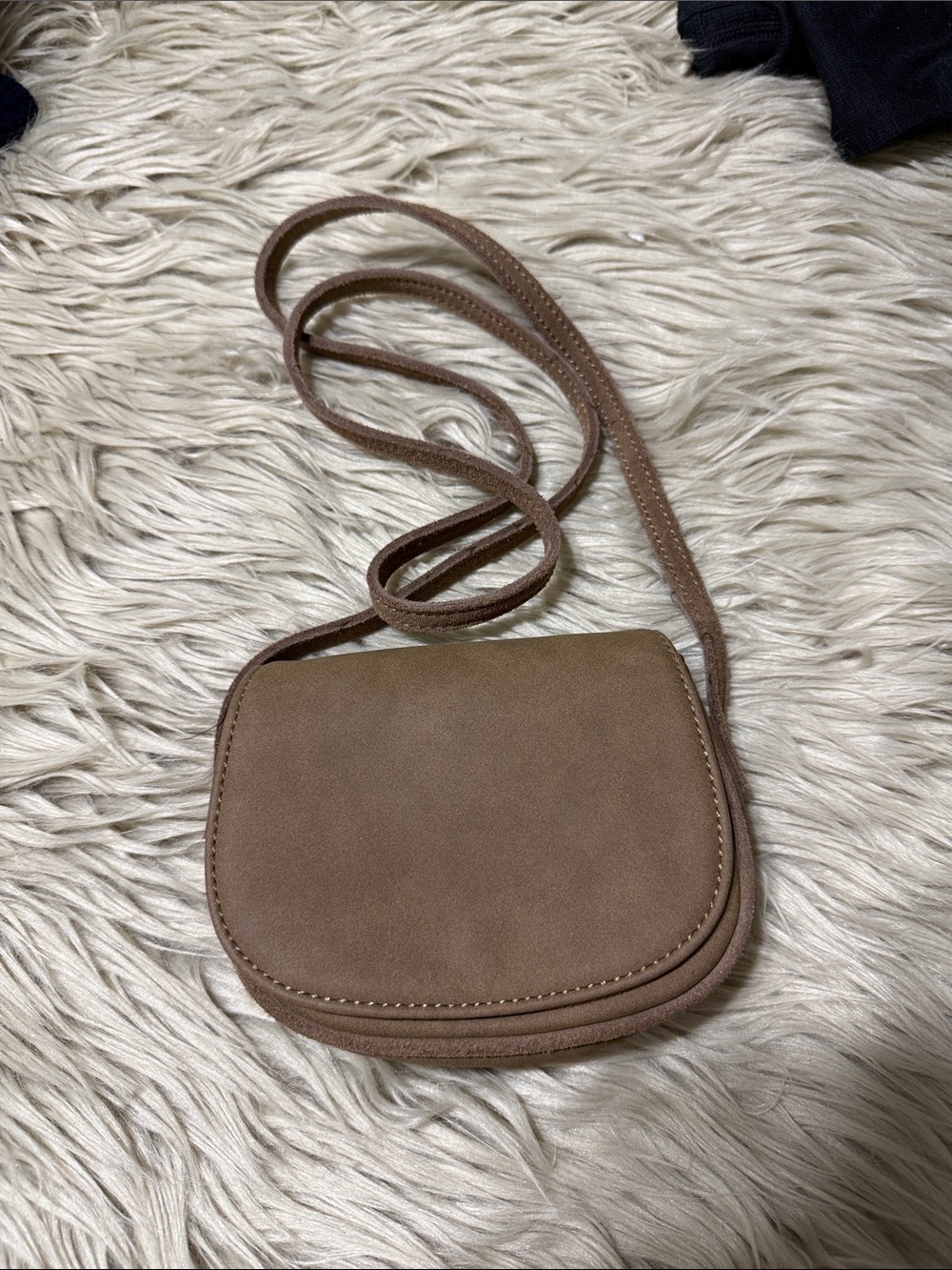 Brandy Melville Taupe Brown Crossbody Bag